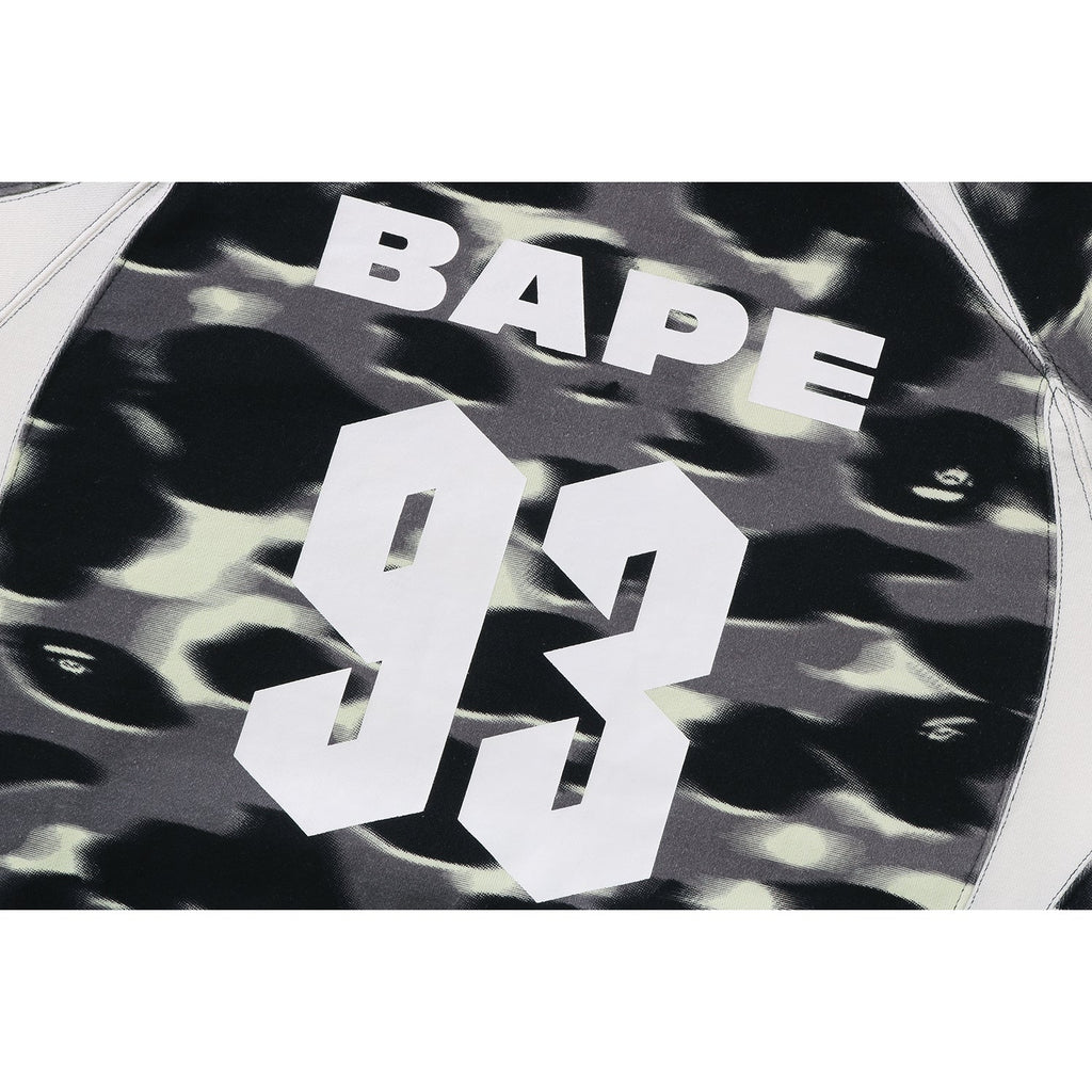 BAPE SCREEN CAMO FOOTBALL LOGO RELAXED FIT PULLOVER HOODIE MENS