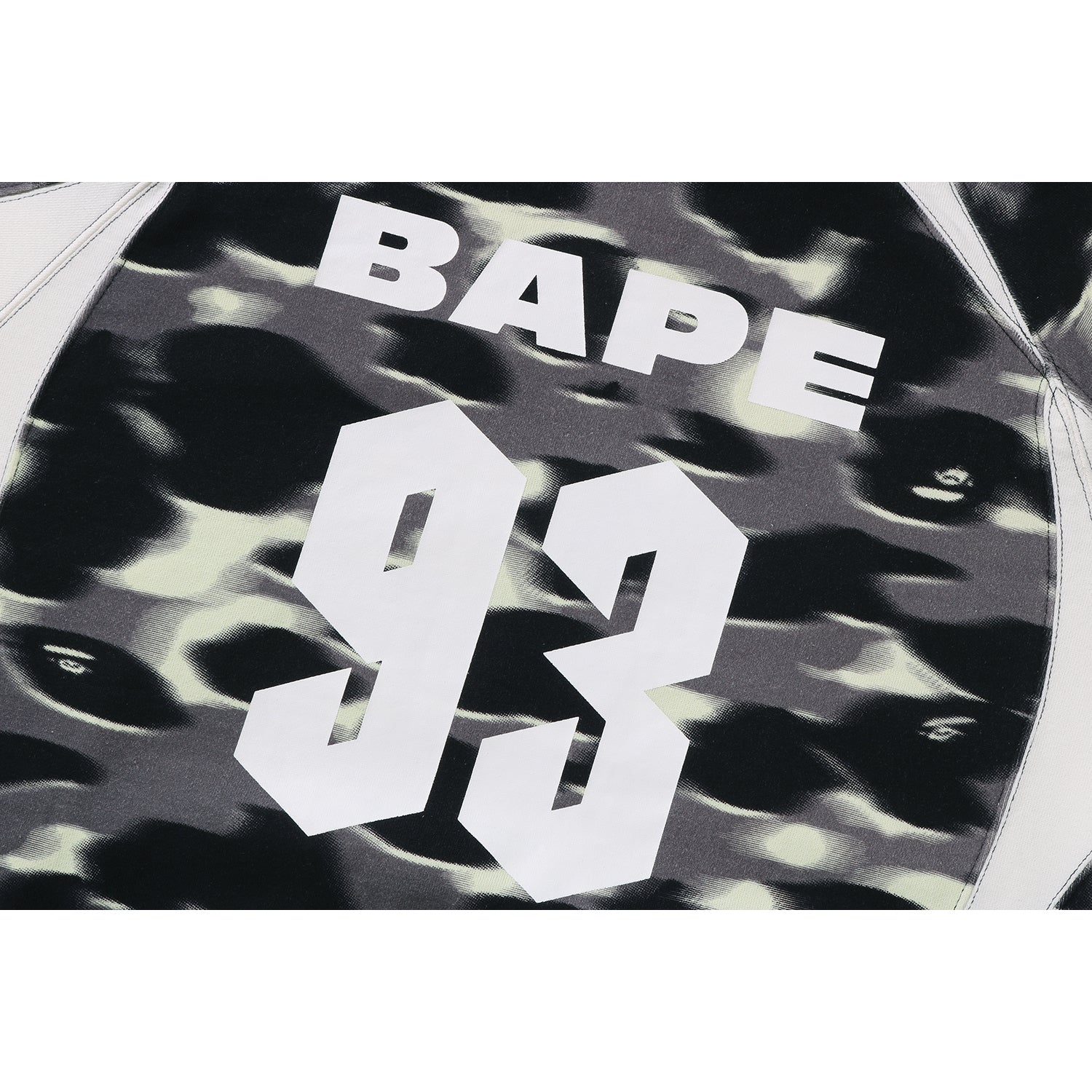 BAPE SCREEN CAMO FOOTBALL LOGO RELAXED FIT PULLOVER HOODIE MENS