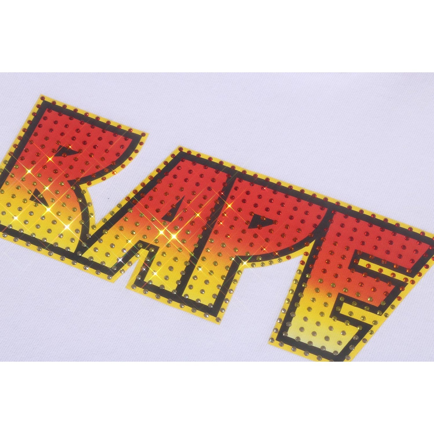 BAPE RHINESTONE LOGO REGULAR FIT PULLOVER HOODIE MENS