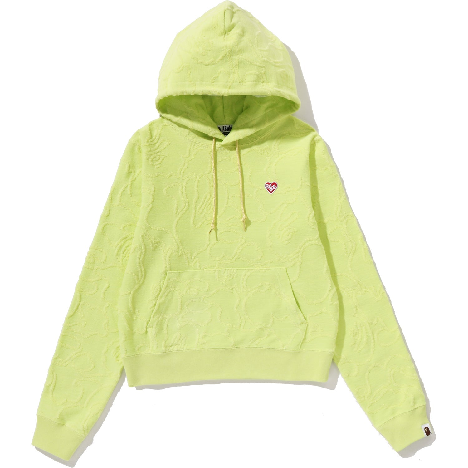 BAPE NEON CAMO JACQUARD PULLOVER HOODIE LADIES
