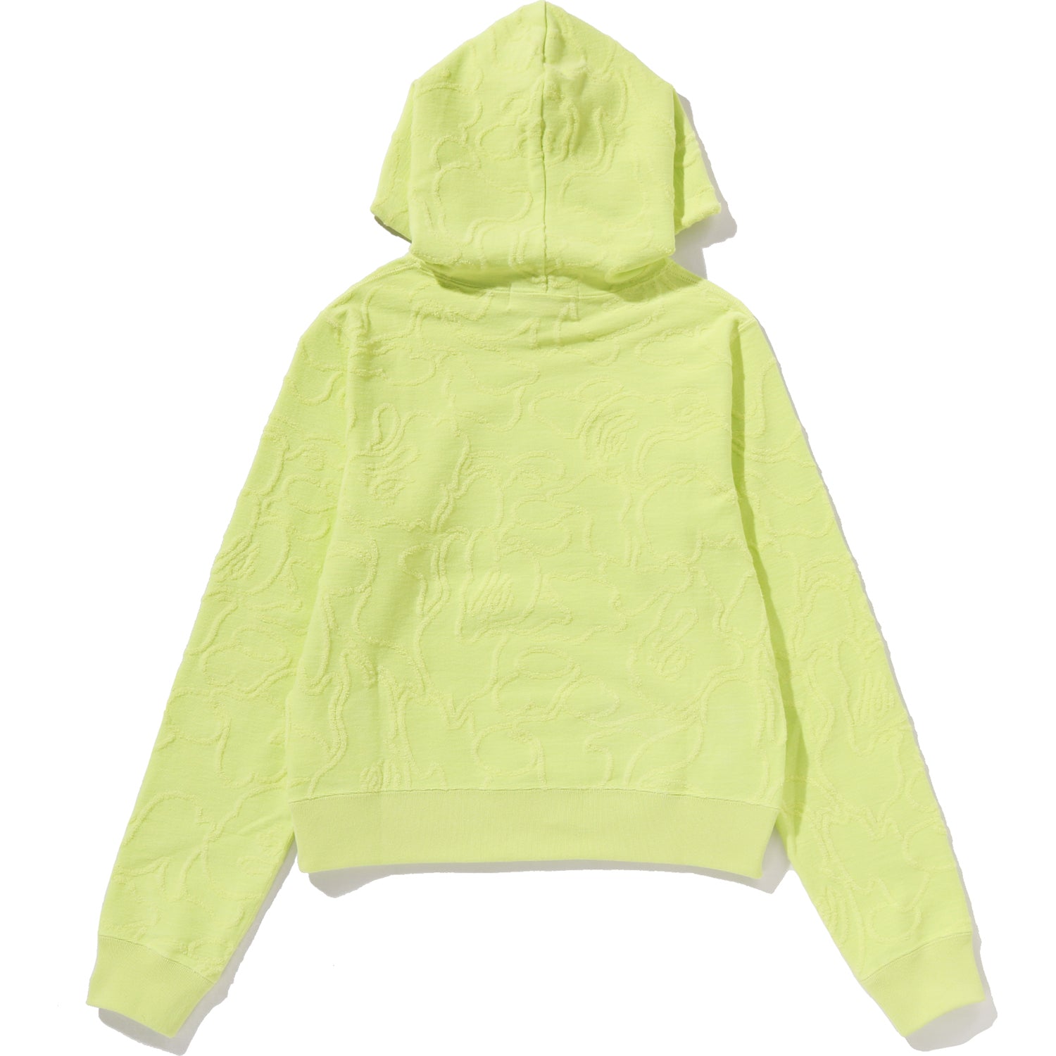 BAPE NEON CAMO JACQUARD PULLOVER HOODIE LADIES