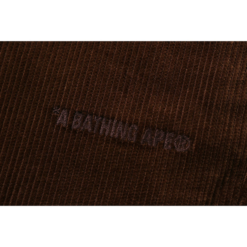 BAPE BATHING APE CORDUROY RELAXED FIT PANTS MENS