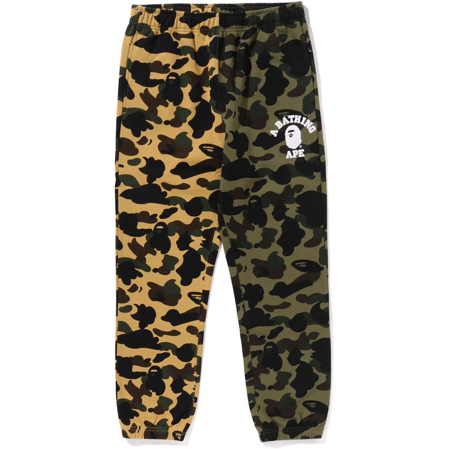 BAPE 1ST CAMO SEPARATE REGULAR FIT SWEAT PANTS MENS