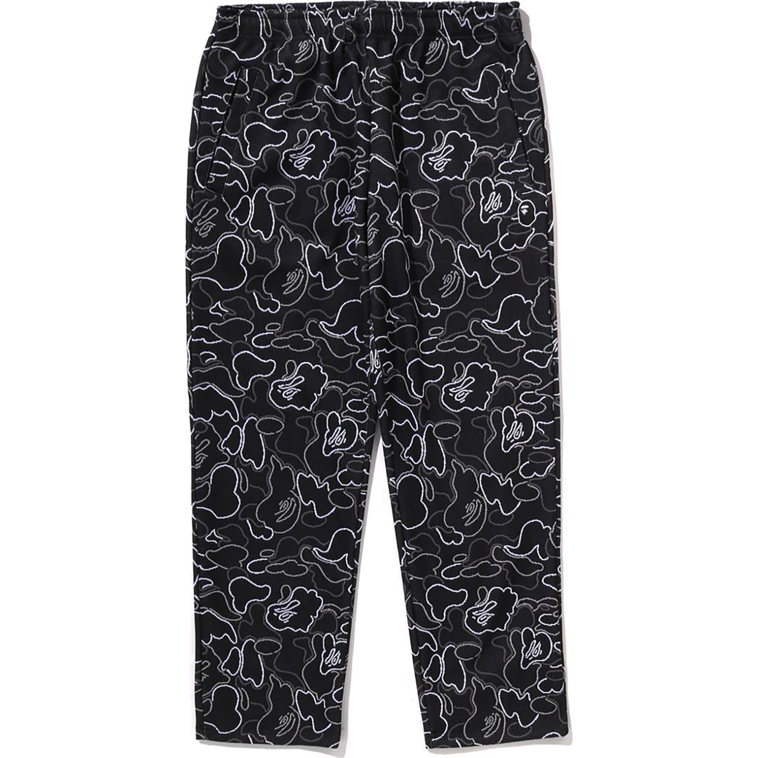 BAPE NEON CAMO RELAXED FIT TRACK PANTS MENS