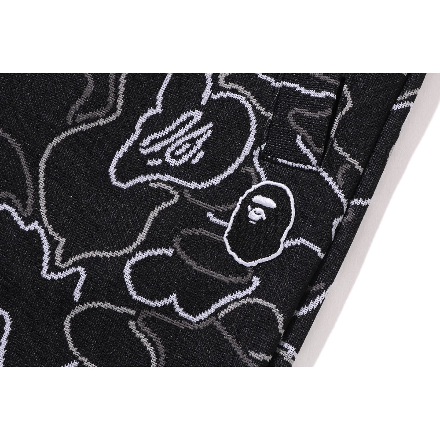 BAPE NEON CAMO RELAXED FIT TRACK PANTS MENS