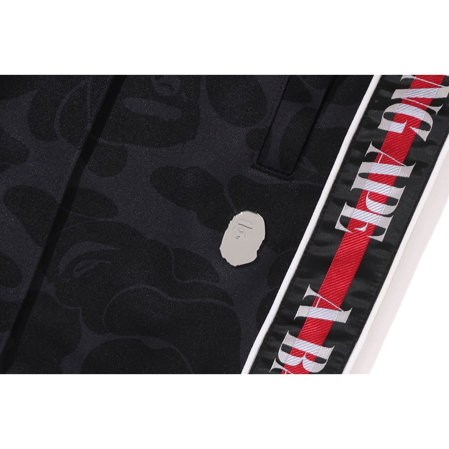 BAPE SOLID CAMO ONE POINT TRACK PANTS MENS