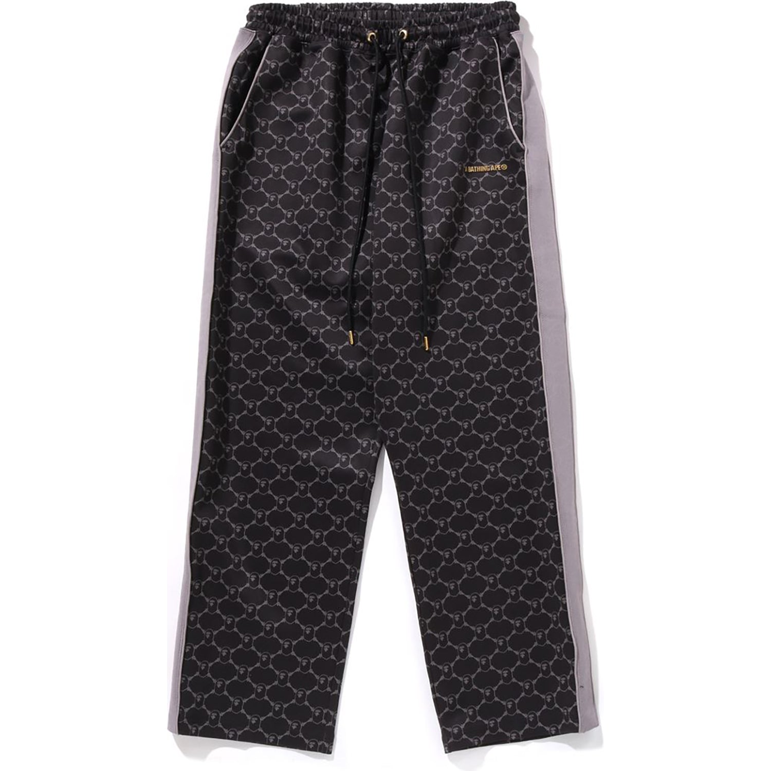 BAPE COLLEGE MONOGRAM RELAXED FIT PANTS MENS