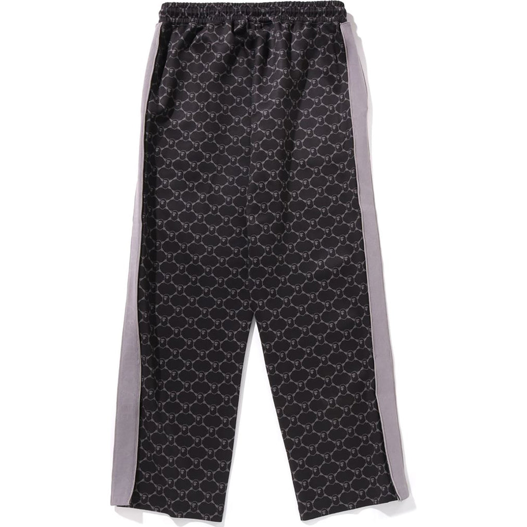 BAPE COLLEGE MONOGRAM RELAXED FIT PANTS MENS