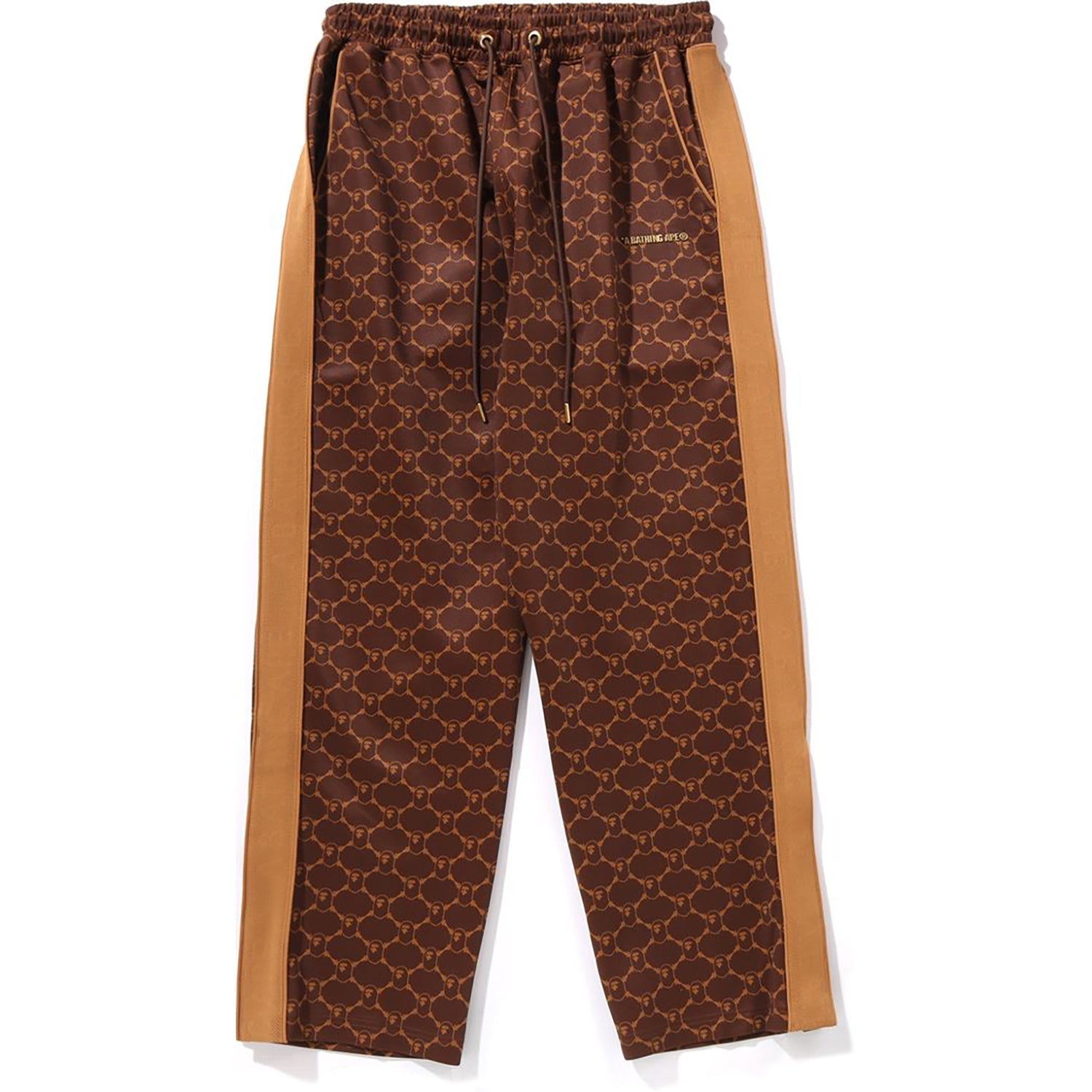 BAPE COLLEGE MONOGRAM RELAXED FIT PANTS MENS