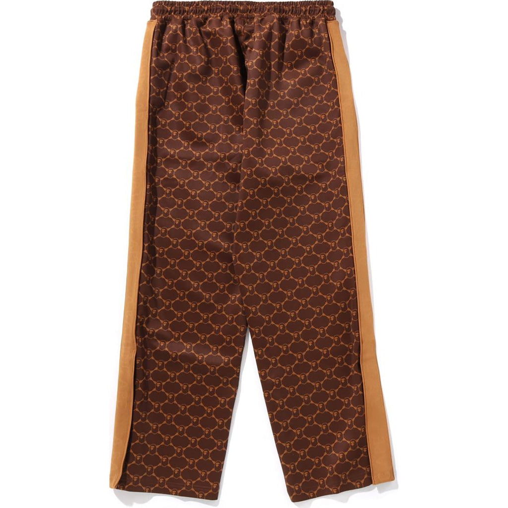 BAPE COLLEGE MONOGRAM RELAXED FIT PANTS MENS