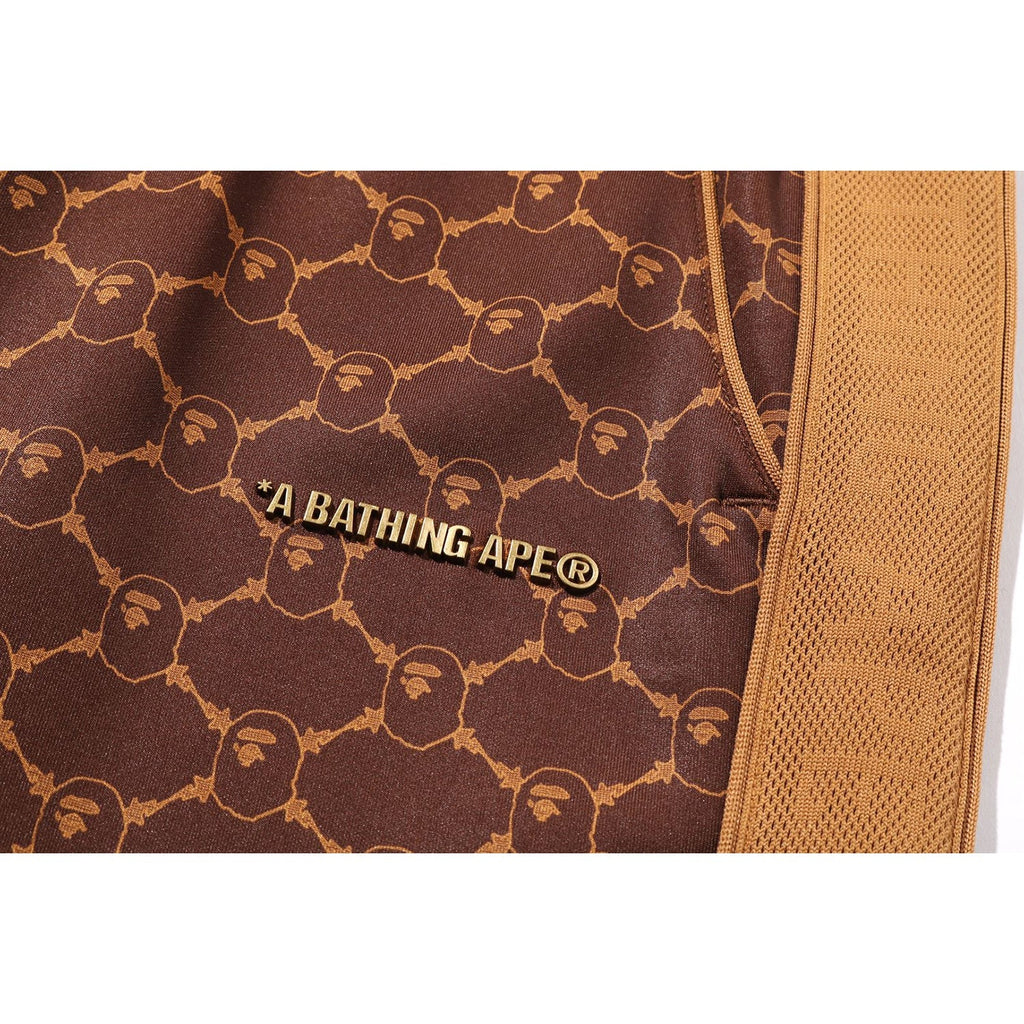 BAPE COLLEGE MONOGRAM RELAXED FIT PANTS MENS