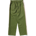 BAPE COLLEGE MONOGRAM RELAXED FIT PANTS MENS