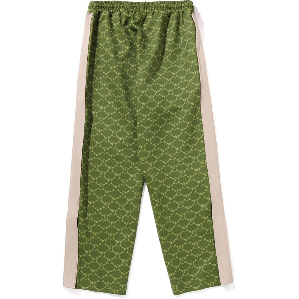 BAPE COLLEGE MONOGRAM RELAXED FIT PANTS MENS