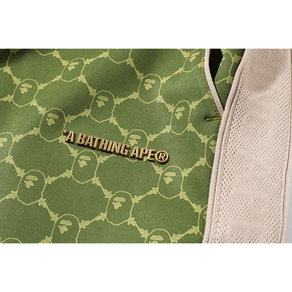 BAPE COLLEGE MONOGRAM RELAXED FIT PANTS MENS