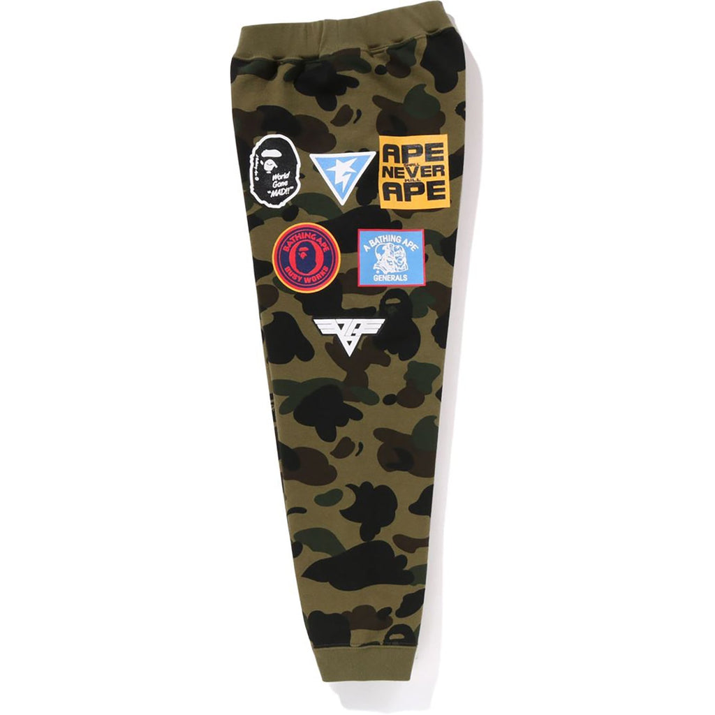 BAPE 1ST CAMO PATCH PRINT SWEAT PANTS KIDS