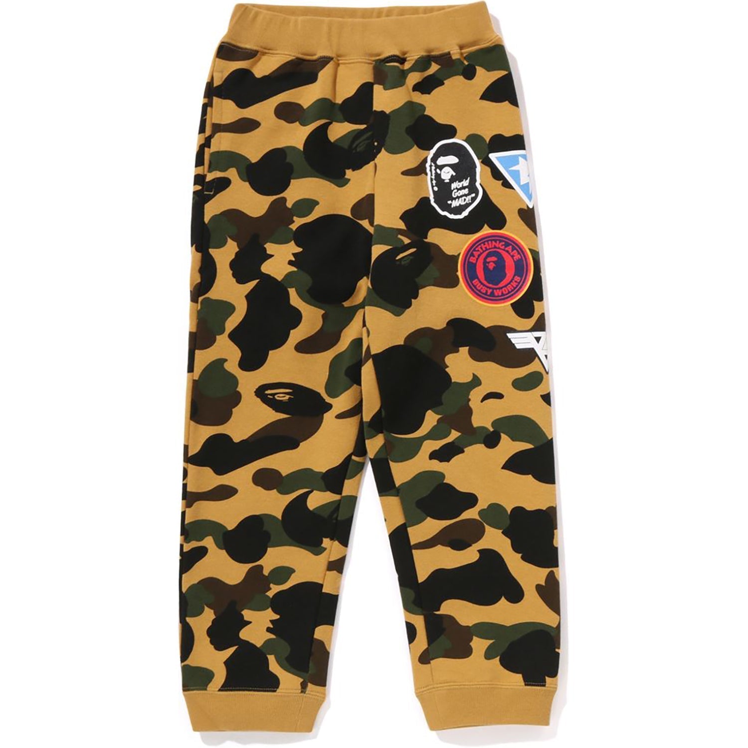 BAPE 1ST CAMO PATCH PRINT SWEAT PANTS KIDS