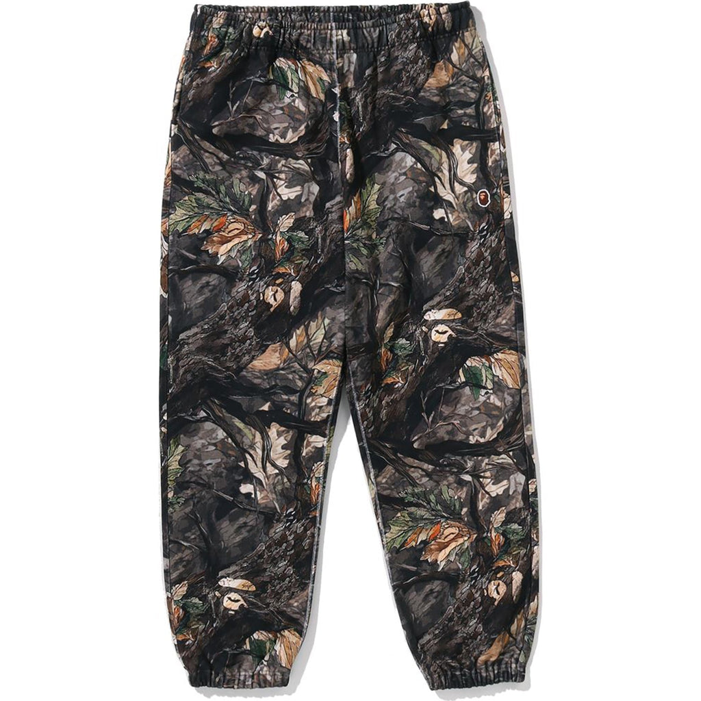 BAPE TREE EDGE CAMO RELAXED FIT SWEAT PANTS MENS