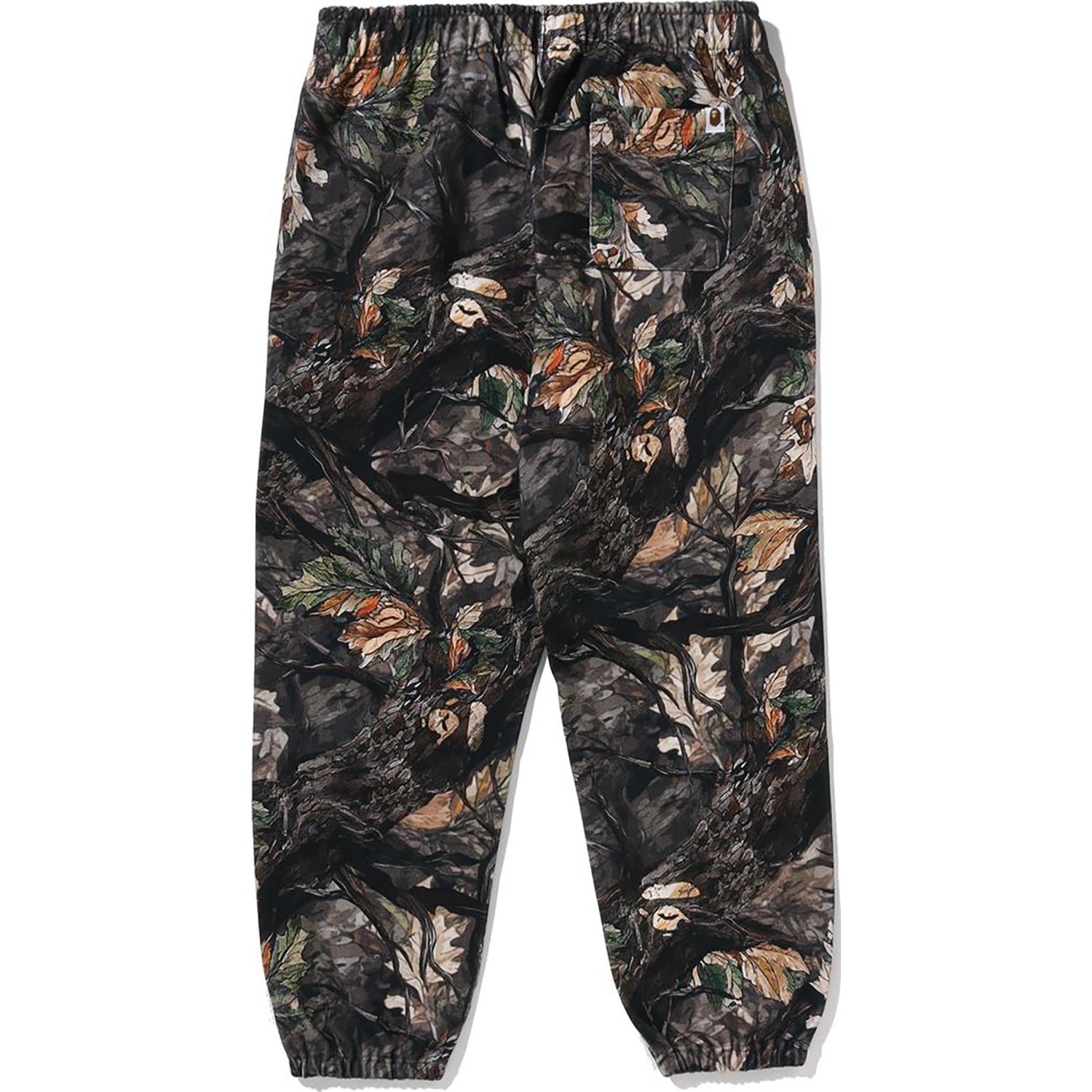 BAPE TREE EDGE CAMO RELAXED FIT SWEAT PANTS MENS