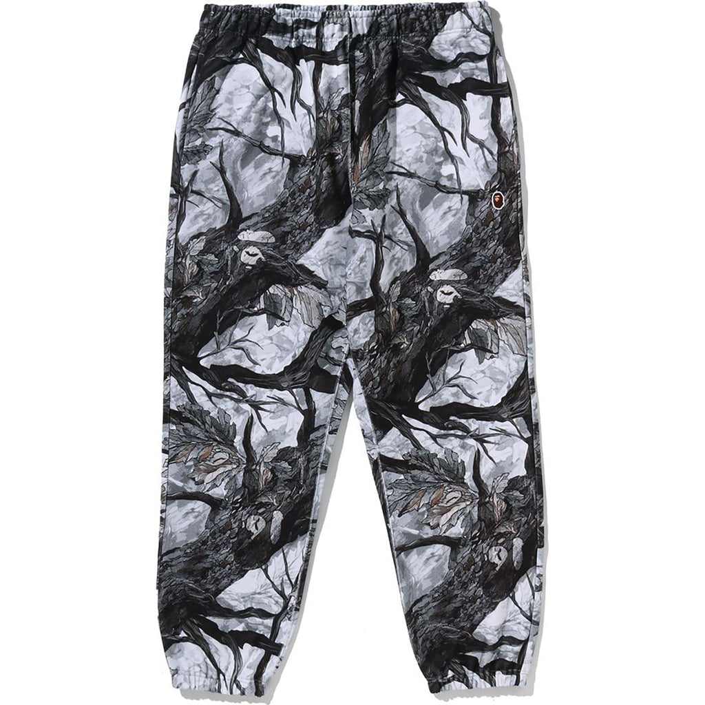 BAPE TREE EDGE CAMO RELAXED FIT SWEAT PANTS MENS