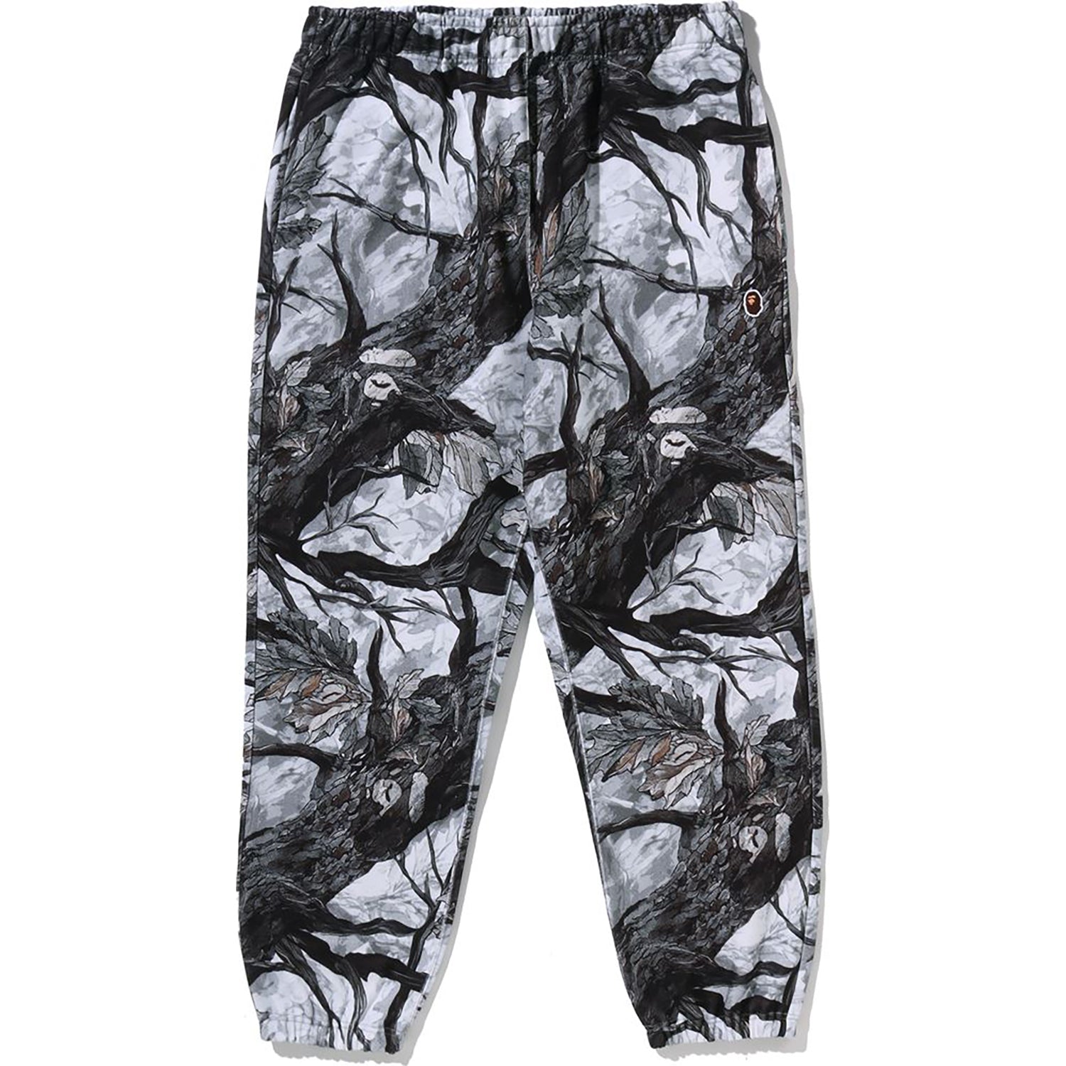 BAPE TREE EDGE CAMO RELAXED FIT SWEAT PANTS MENS