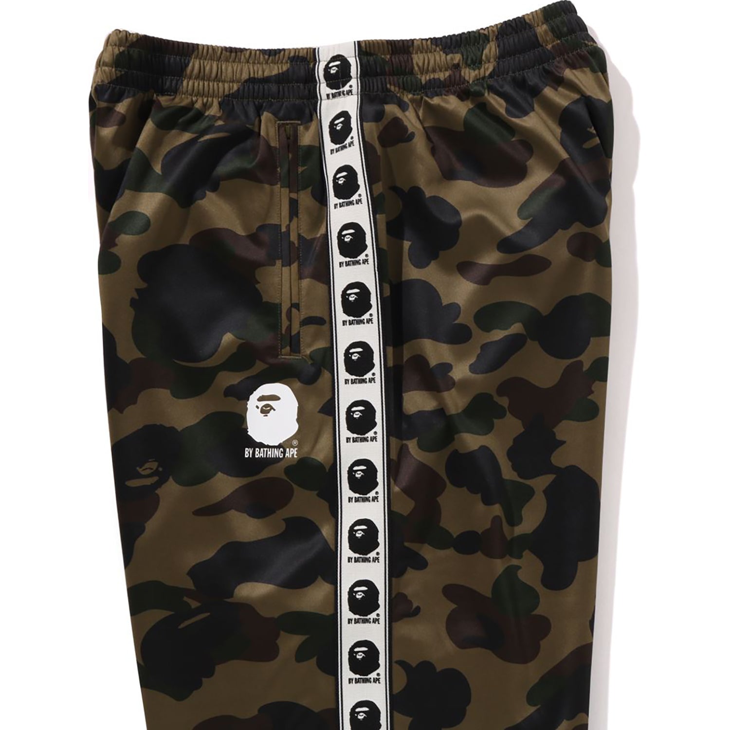 BAPE 1ST CAMO LOOSE FIT TRACK PANTS MENS