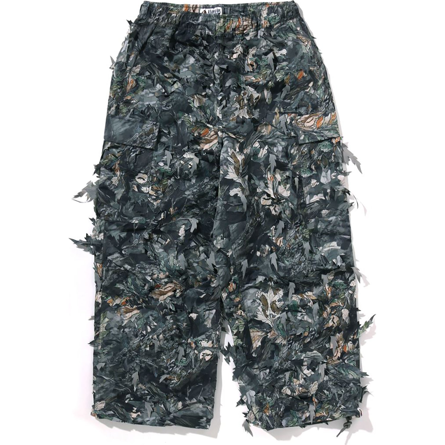 BAPE TREE EDGE CAMO LASER CUT RELAXED FIT MILITARY PANTS MENS