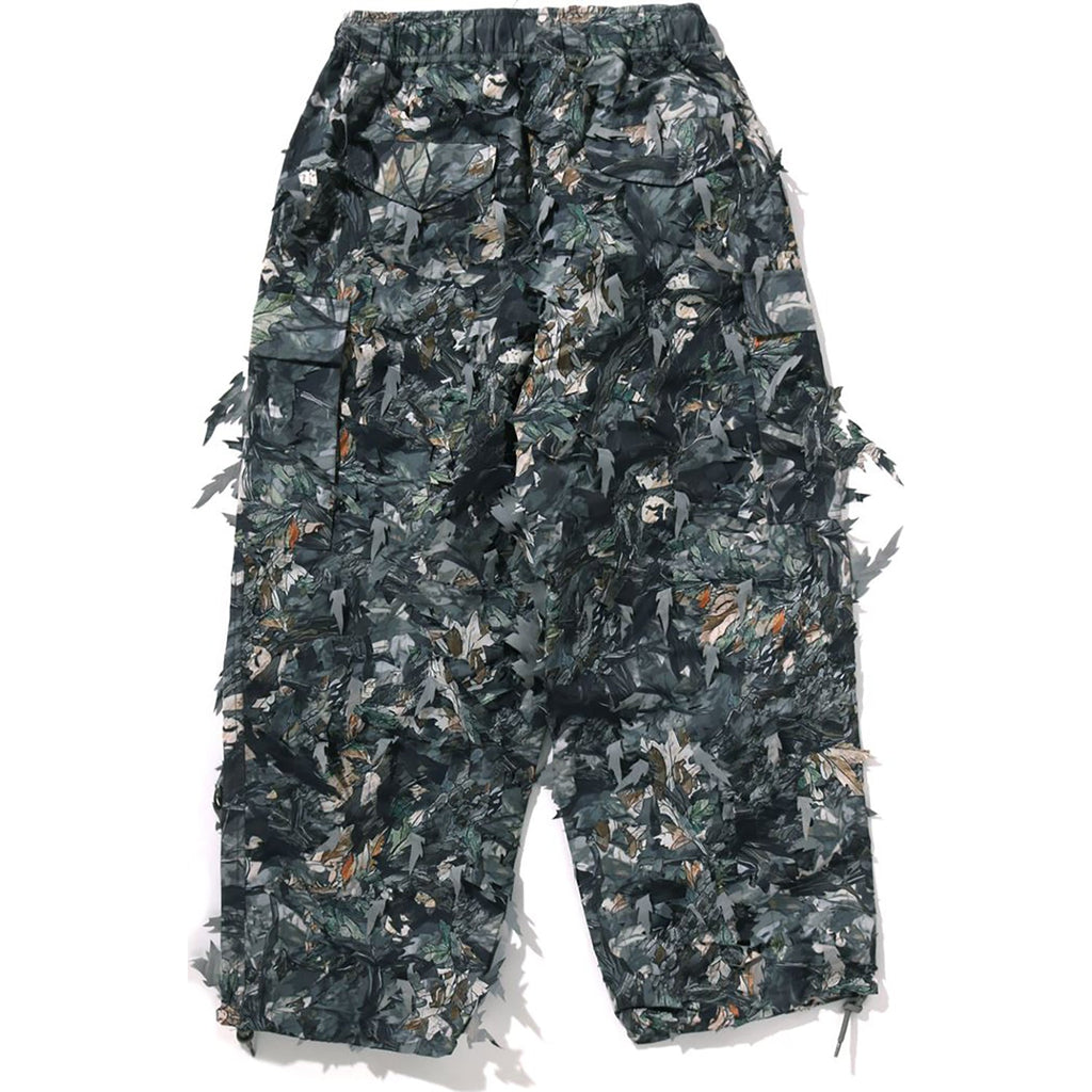 BAPE TREE EDGE CAMO LASER CUT RELAXED FIT MILITARY PANTS MENS