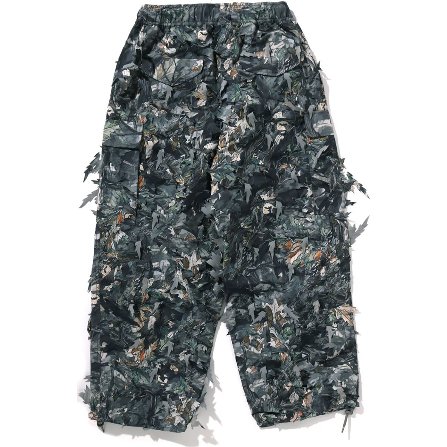 BAPE TREE EDGE CAMO LASER CUT RELAXED FIT MILITARY PANTS MENS