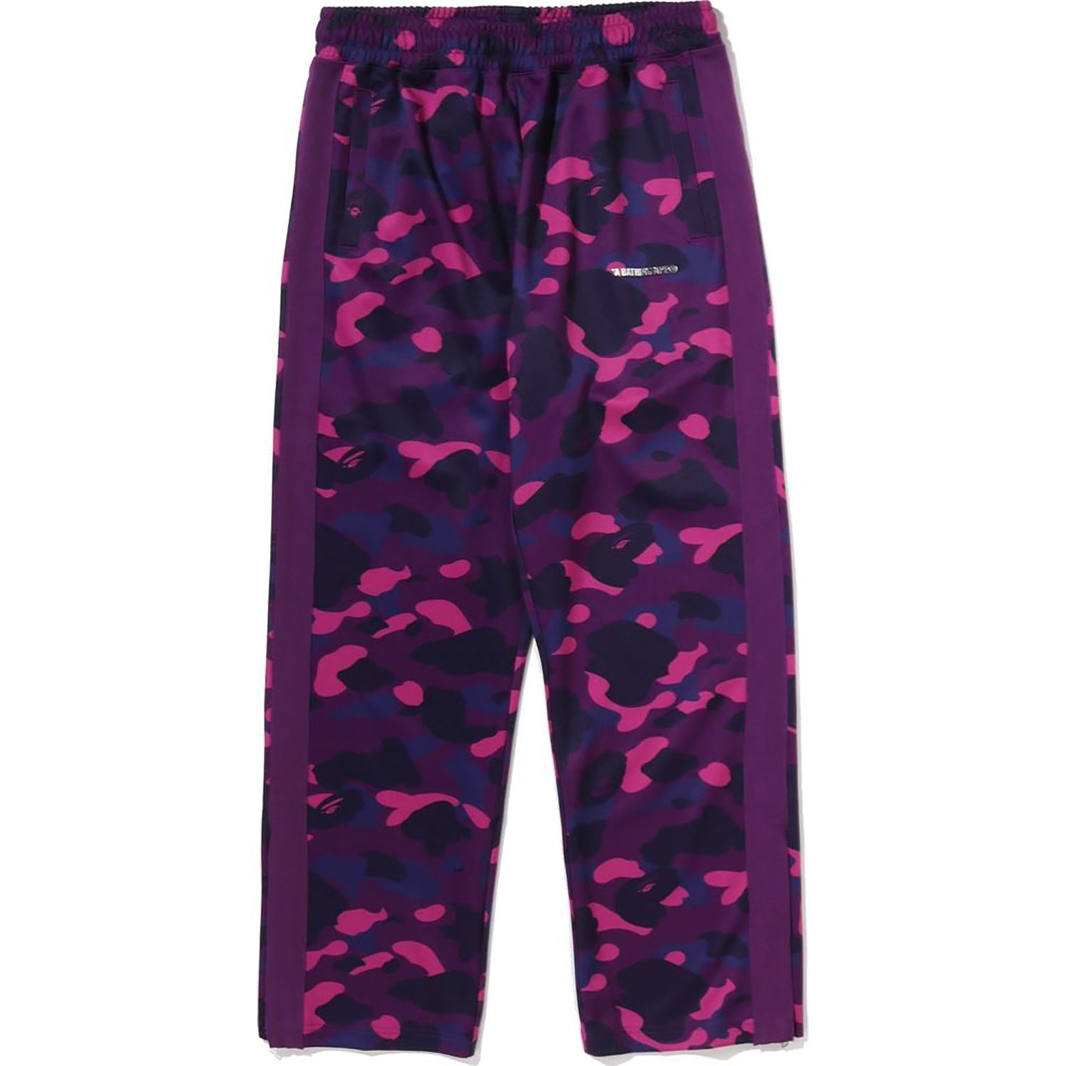 BAPE COLOR CAMO METAL LOGO RELAXED FIT TRACK SWEAT PANTS MENS