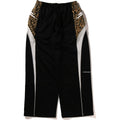 BAPE WILD LEOPARD PATTERN OVERSIZED FIT TRACK PANTS MENS