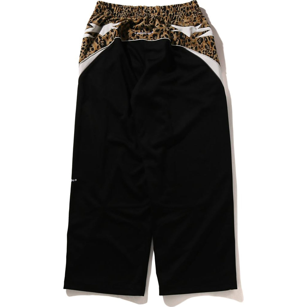 BAPE WILD LEOPARD PATTERN OVERSIZED FIT TRACK PANTS MENS