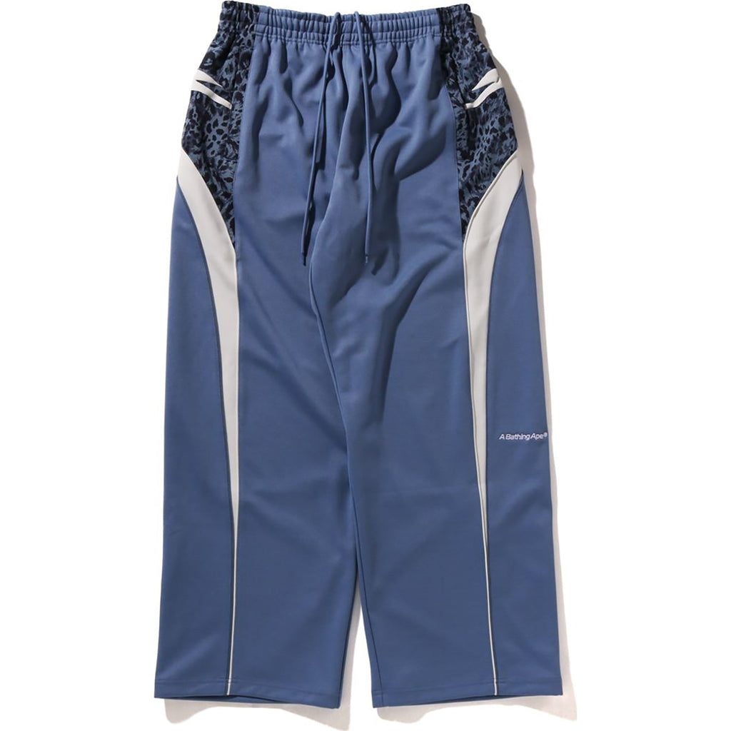 BAPE WILD LEOPARD PATTERN OVERSIZED FIT TRACK PANTS MENS