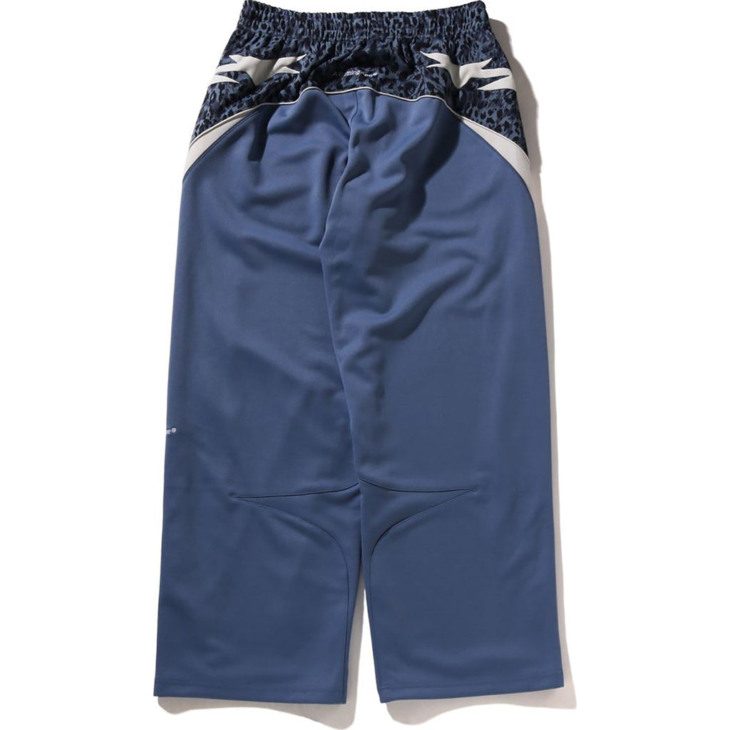 BAPE WILD LEOPARD PATTERN OVERSIZED FIT TRACK PANTS MENS