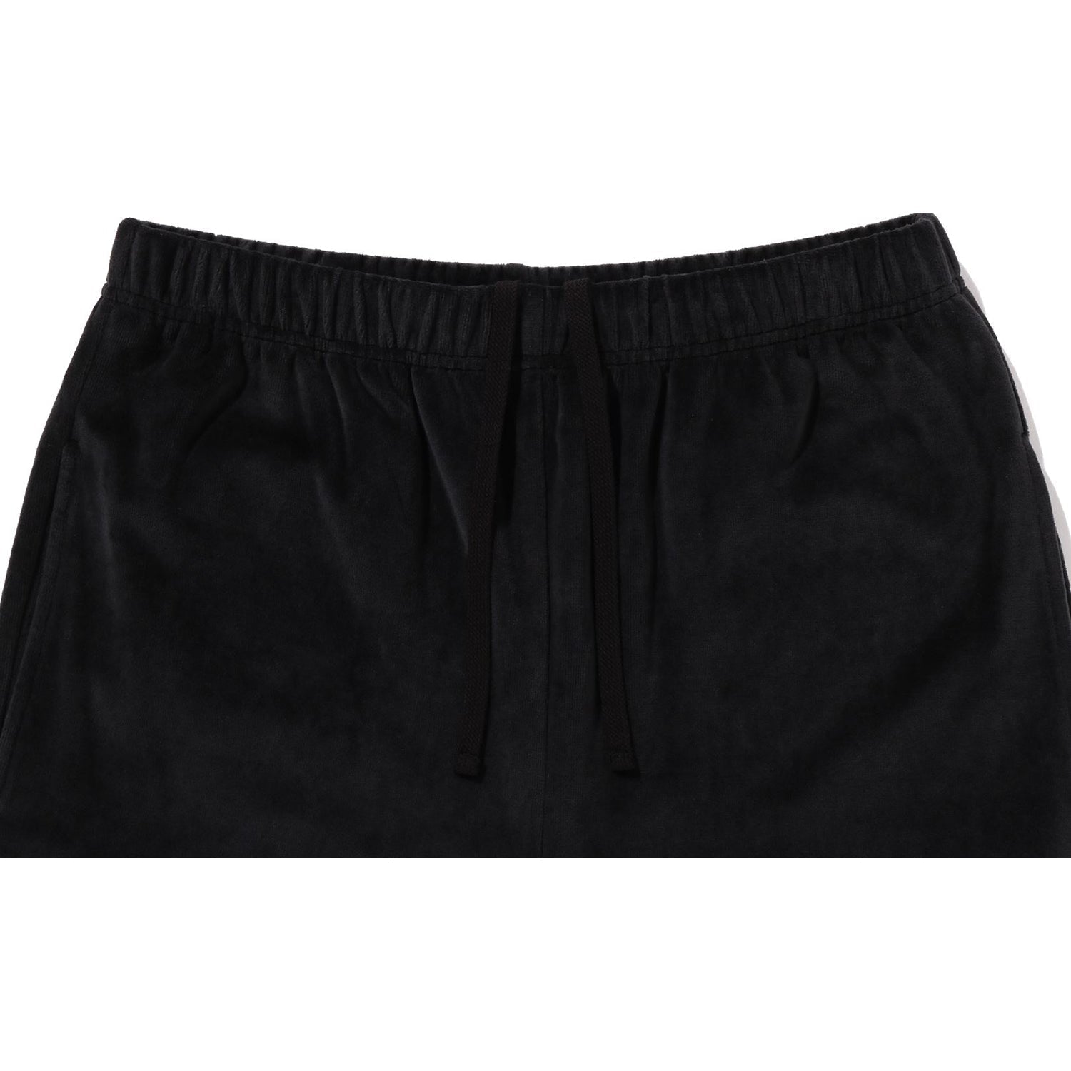 BAPE CRYSTAL STONE APE HEAD VELOUR WIDE PANTS LADIES
