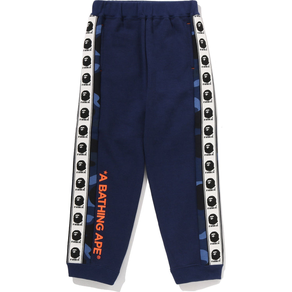 BAPE COLOR CAMO SIDE TAPE PANTS KIDS