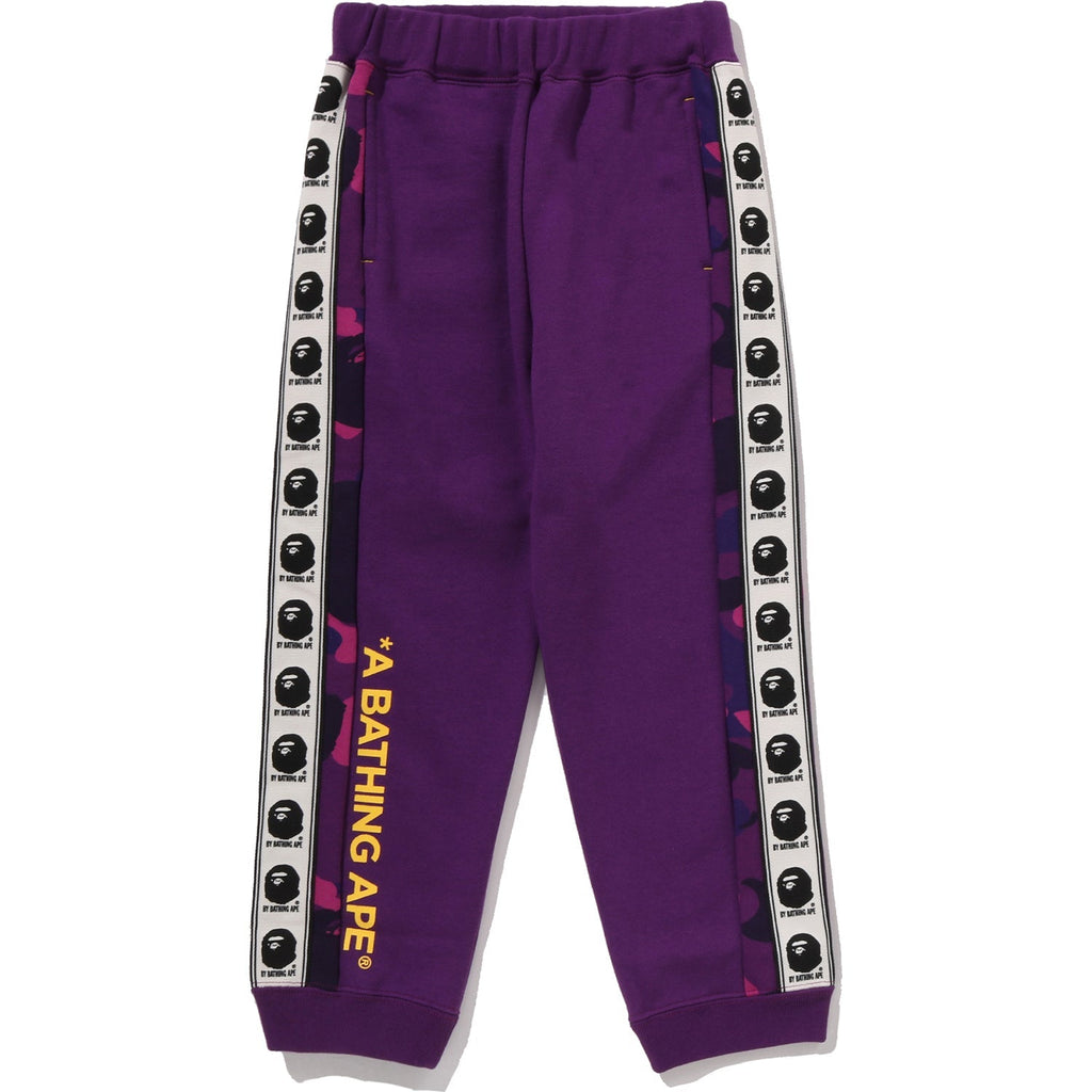 BAPE COLOR CAMO SIDE TAPE PANTS KIDS