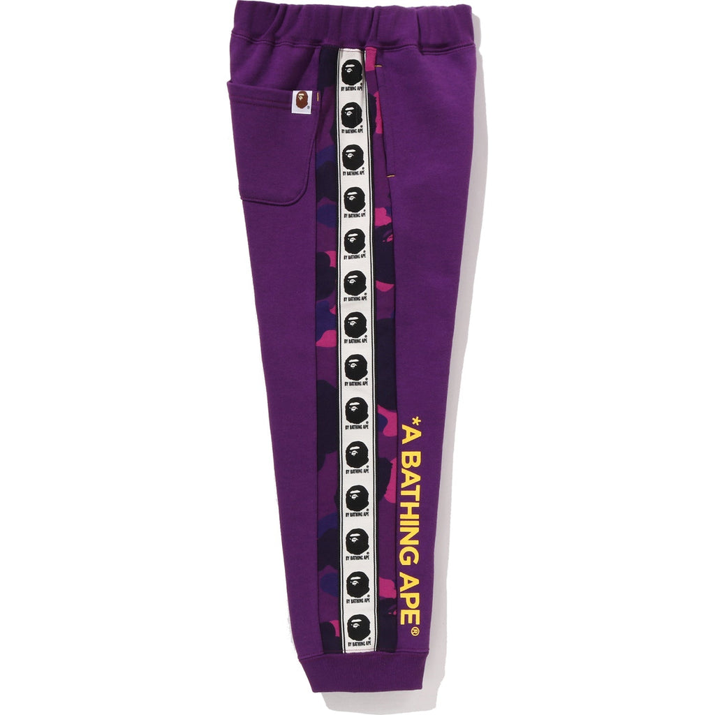 BAPE COLOR CAMO SIDE TAPE PANTS KIDS