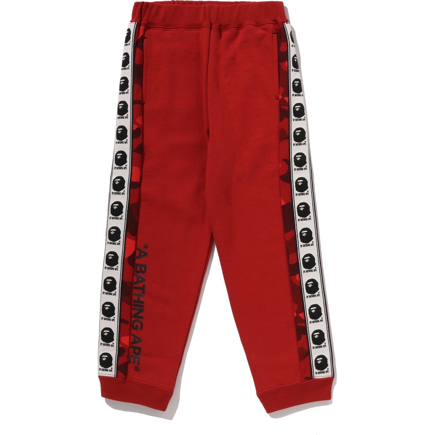 BAPE COLOR CAMO SIDE TAPE PANTS KIDS