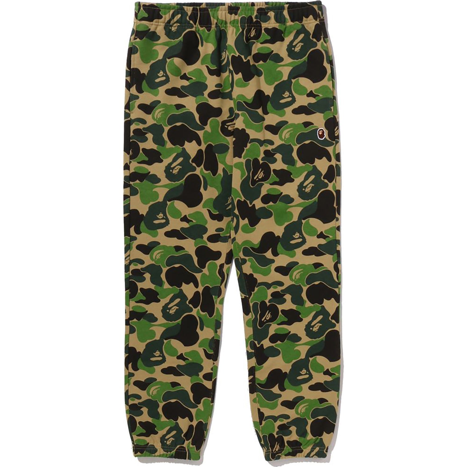 BAPE ABC CAMO APE HEAD ONE POINT SWEAT PANTS MENS