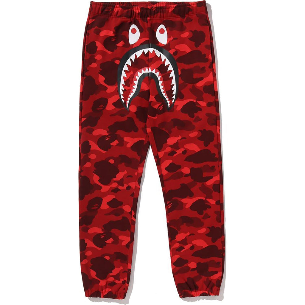 BAPE COLOR CAMO SHARK SWEAT PANTS MENS
