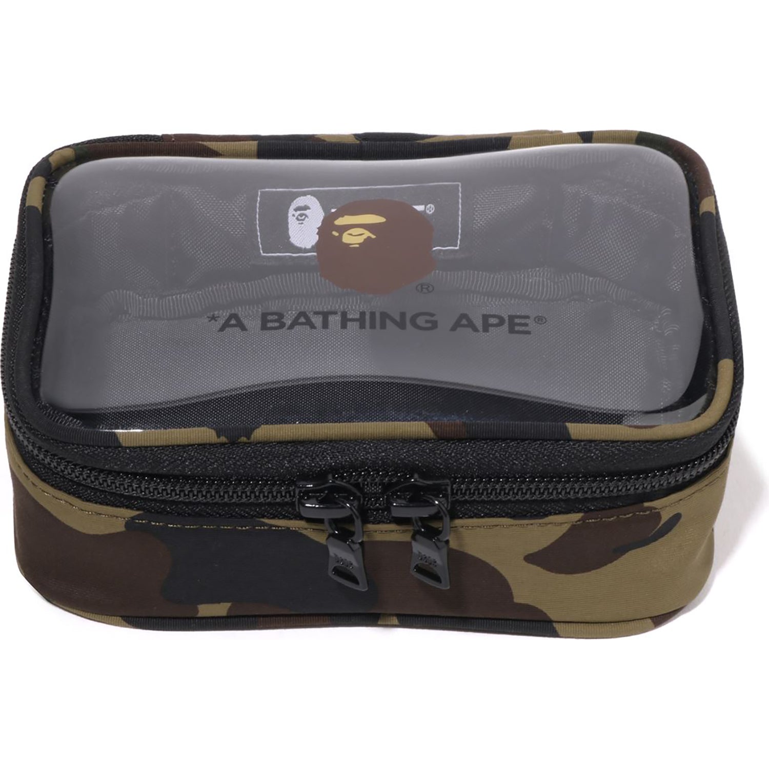 BAPE 1ST CAMO CLEAR POUCH MENS