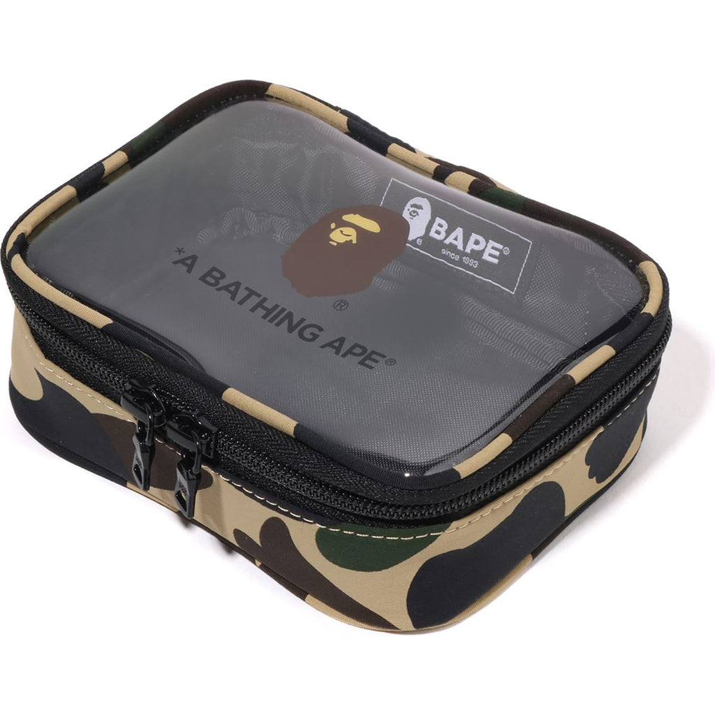 BAPE 1ST CAMO CLEAR POUCH MENS