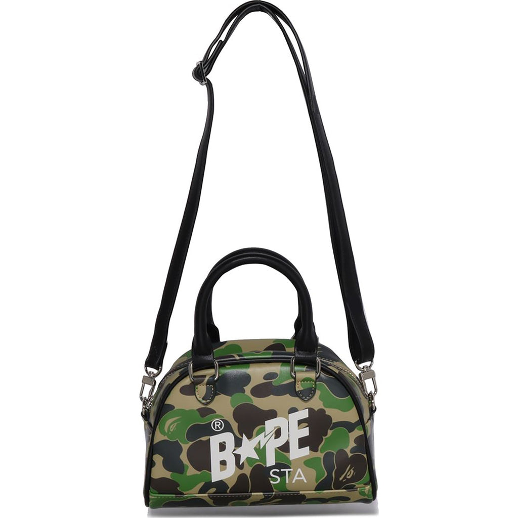 BAPE ABC CAMO MINI BOWLING BAG LADIES