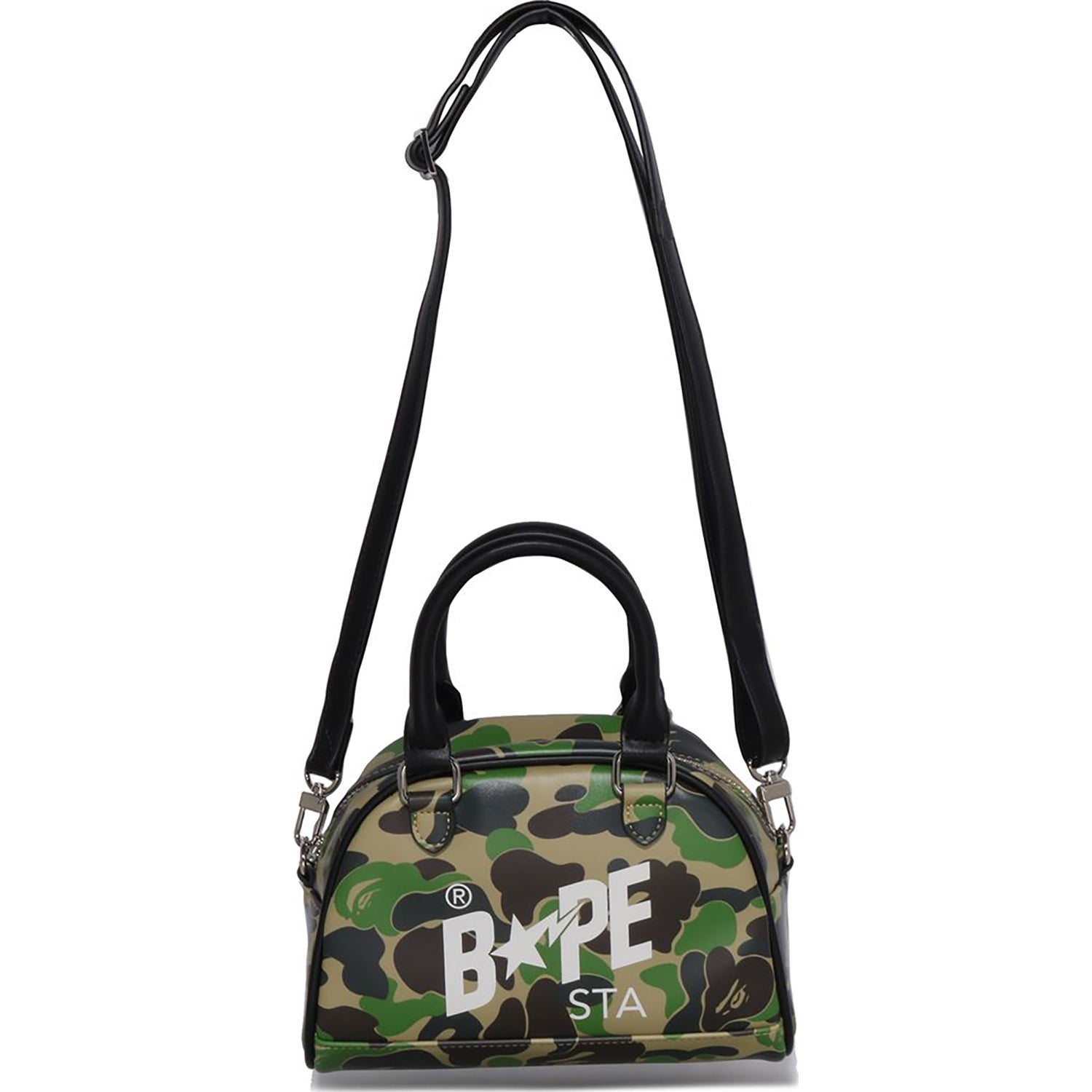 BAPE ABC CAMO MINI BOWLING BAG LADIES