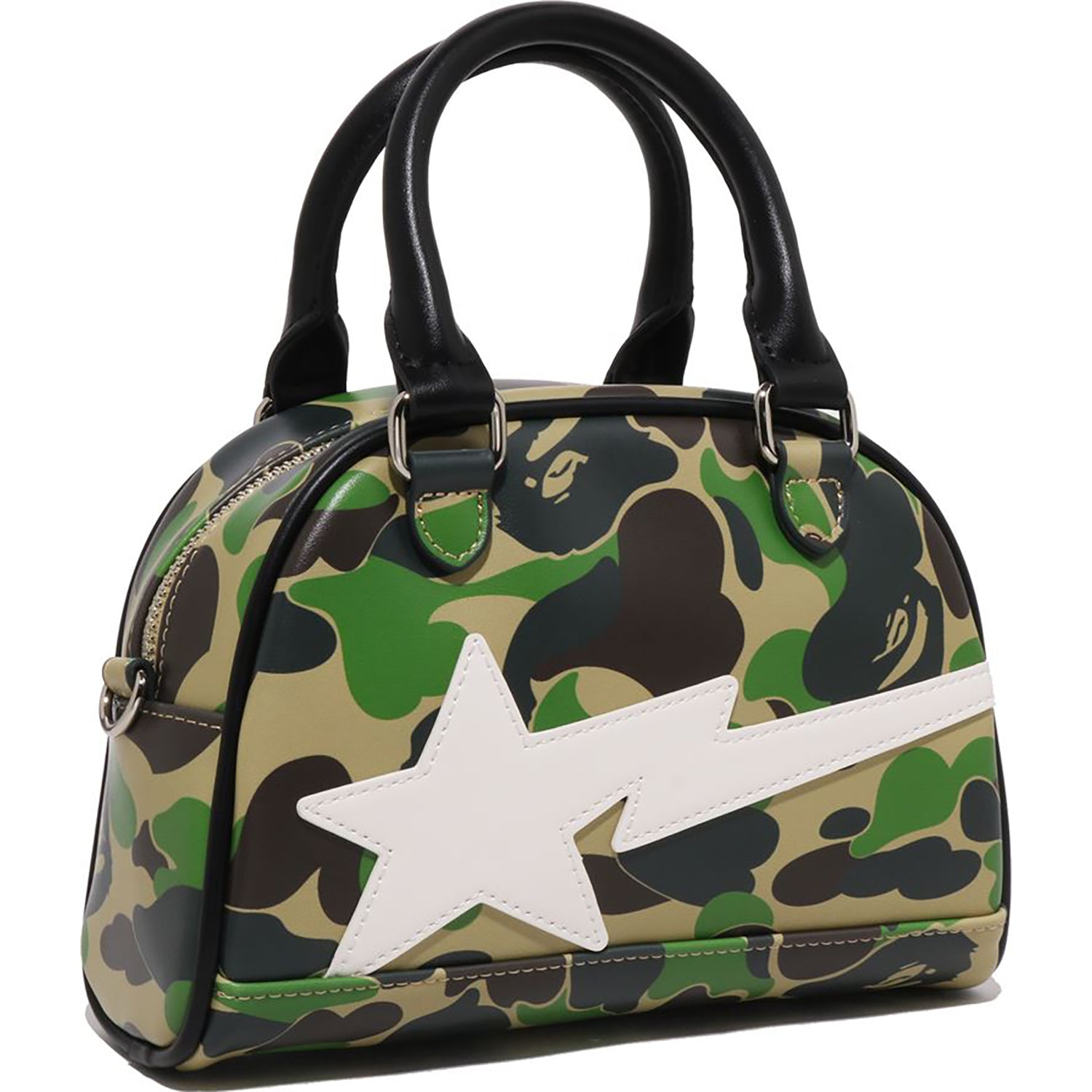 BAPE ABC CAMO MINI BOWLING BAG LADIES