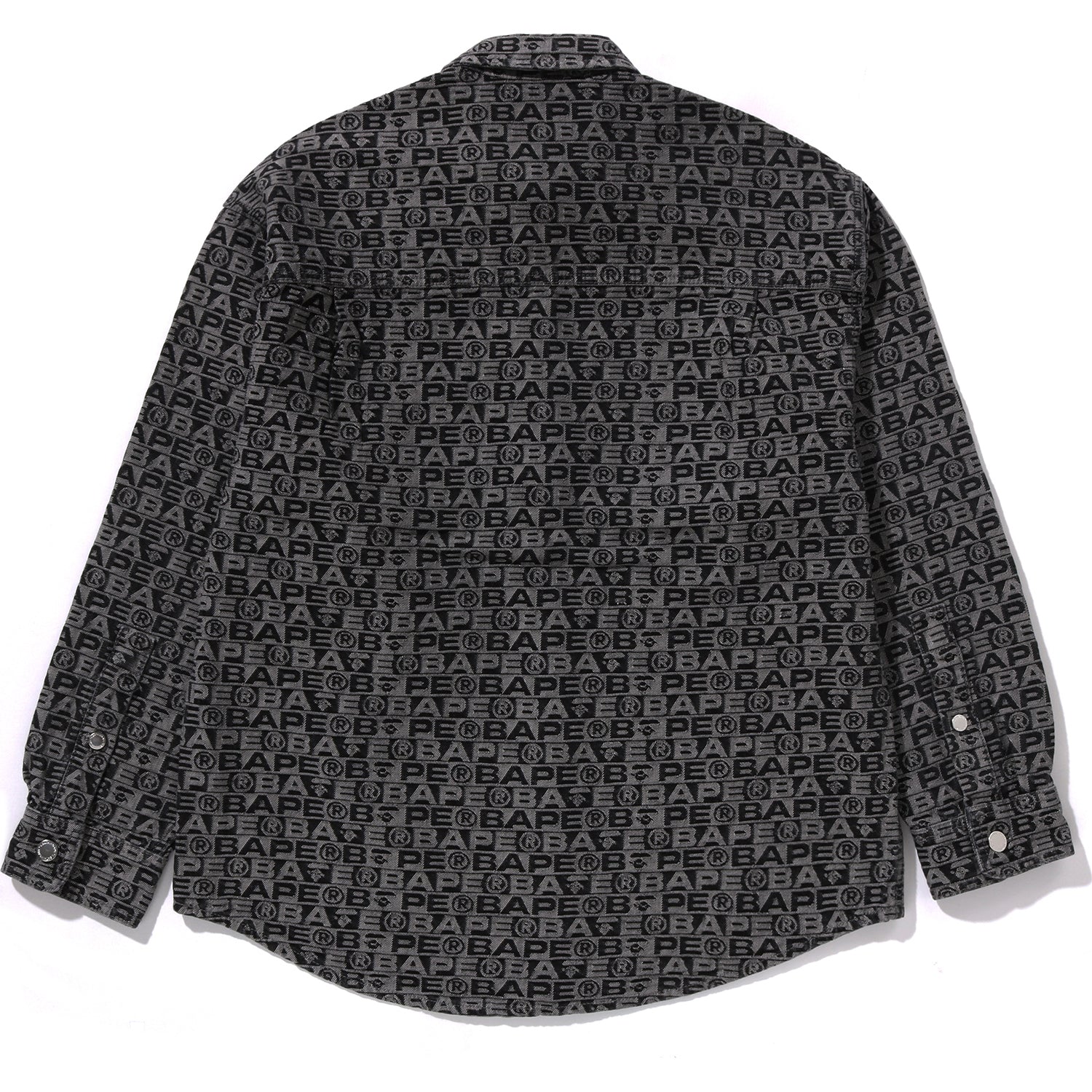BAPE LUX SPORT PATTERN JACQUARD 10OZ DENIM SHIRTS MENS