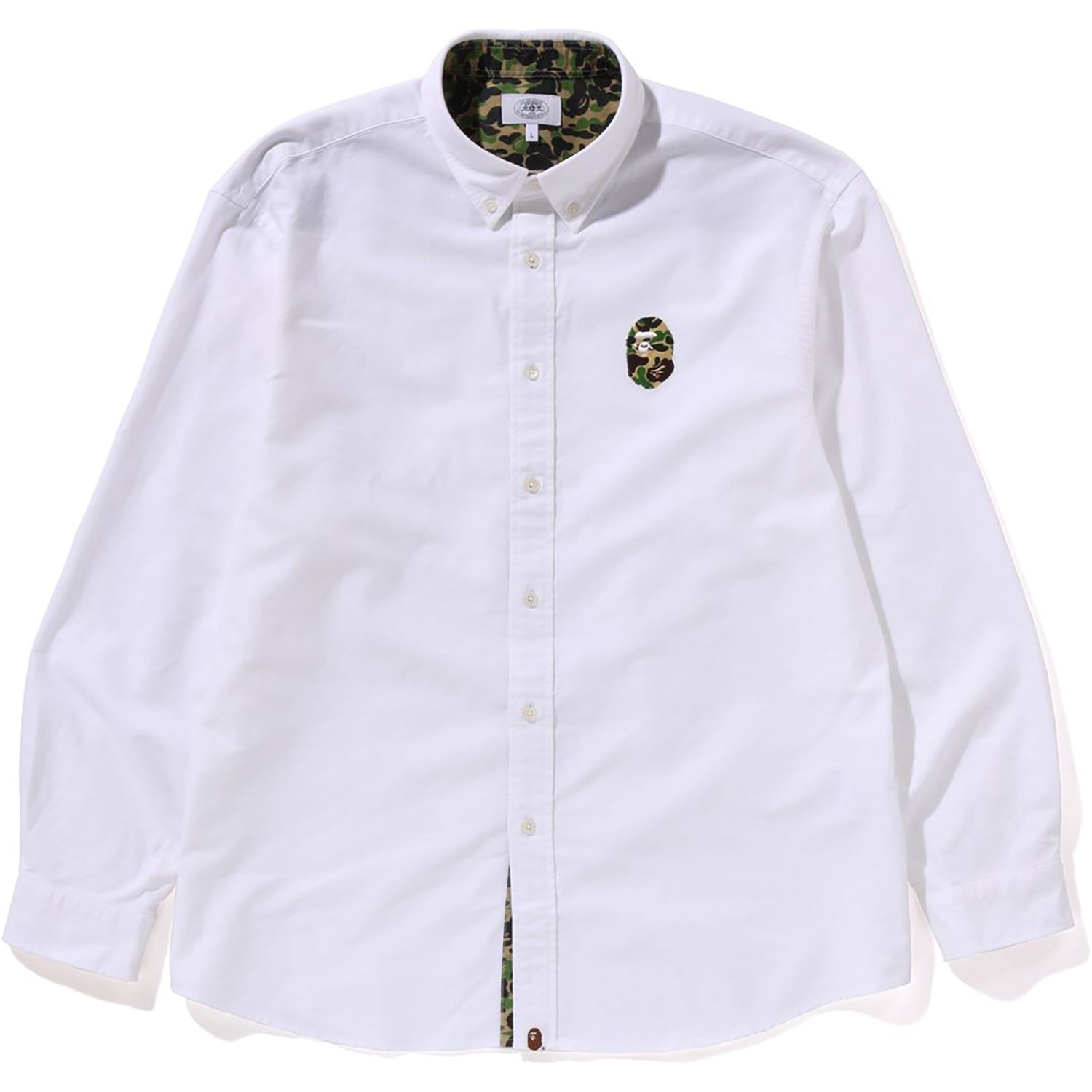 BAPE ABC CAMO ONE POINT RELAXED FIT SHIRT MENS
