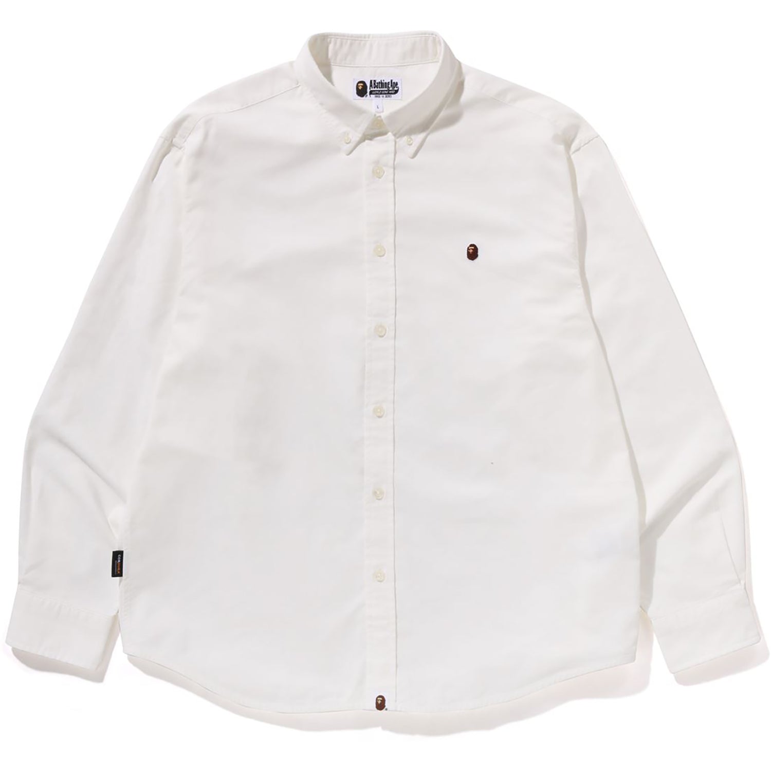 BAPE ONE POINT OXFORD SHIRT MENS