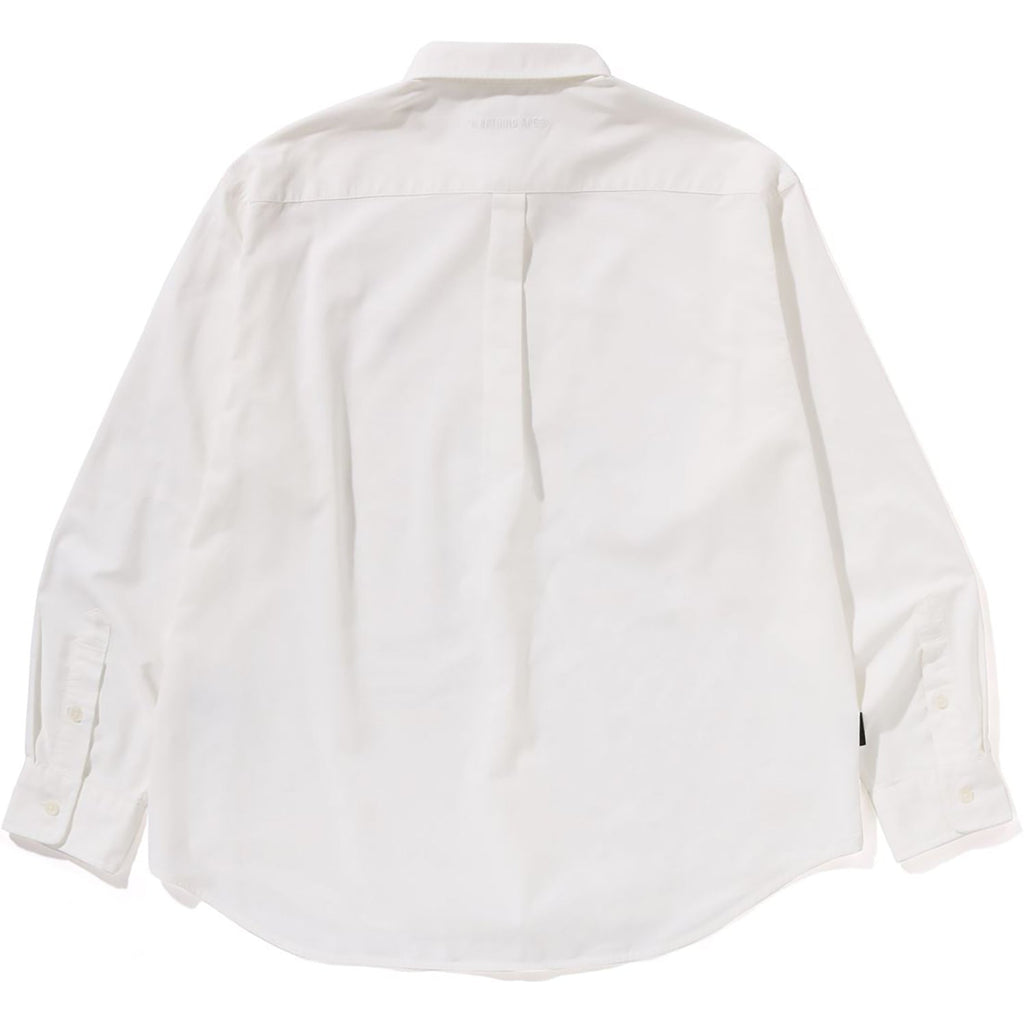 BAPE ONE POINT OXFORD SHIRT MENS