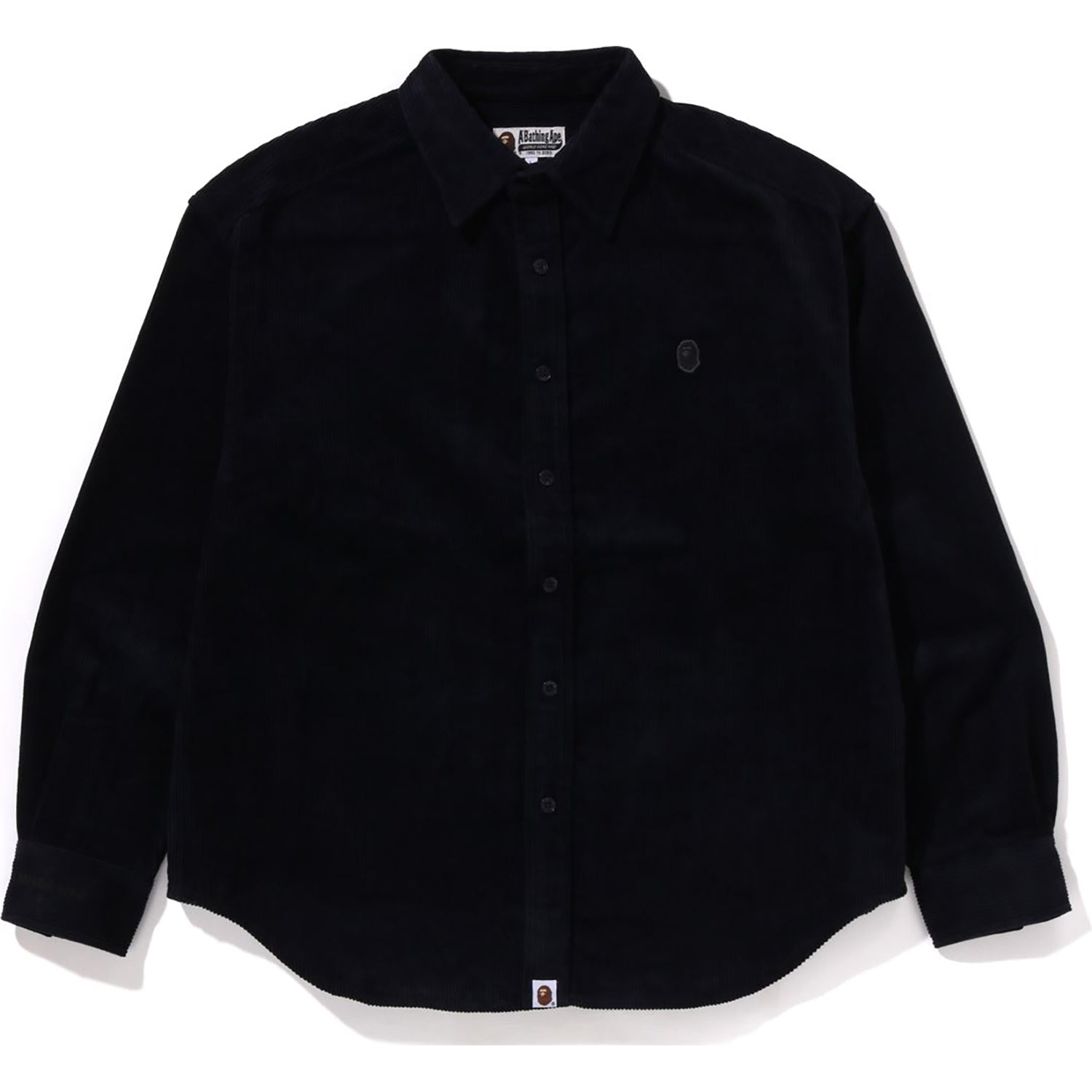 BAPE ONE POINT CORDUROY L/S SHIRT MENS